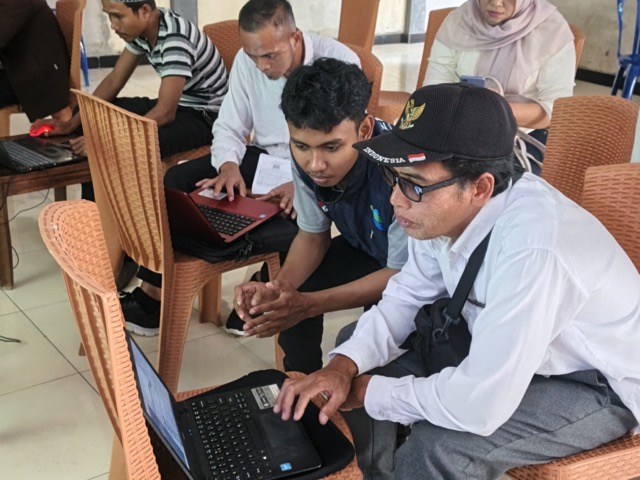 Pelatihan Pendataan TekaDesa Di Desa Eyat Mayang