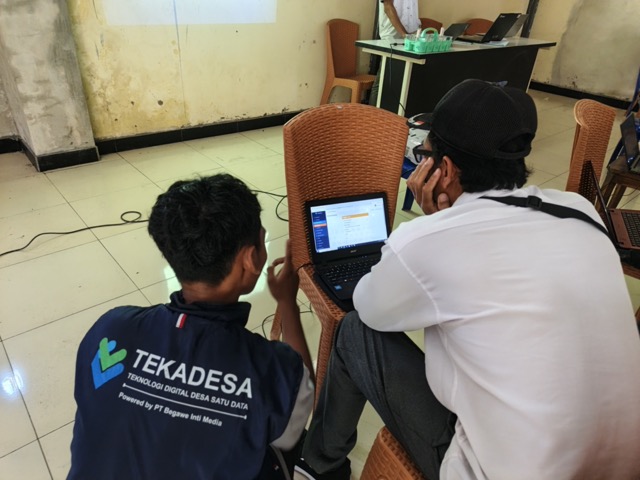Pelatihan Pendataan TekaDesa Di Desa Eyat Mayang